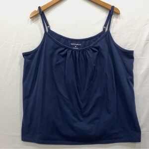 Fashion Bug Blue Thin Strap Cami Tank Top